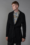 SHAWL CARDI IN PANTHER,W23