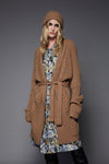 THE SHAWL CARDI IN CAMEL, W23