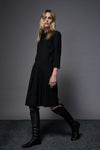 SHIRT DRESS IN SUITBLACK,W23