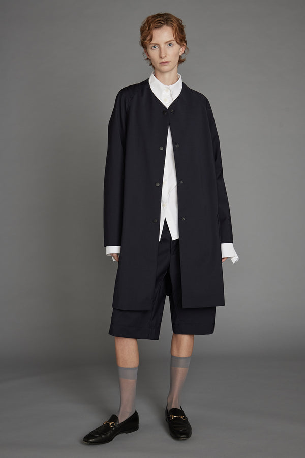 ZAMBESI woven wool coat