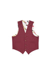 CLASSICAL WAISTCOAT IN PORT, S23