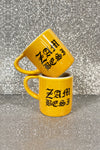 ESPRESSO CUP SET IN YELLOW GOTHIC