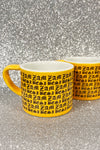 FLAT WHITE CUP SET IN YELLOW
