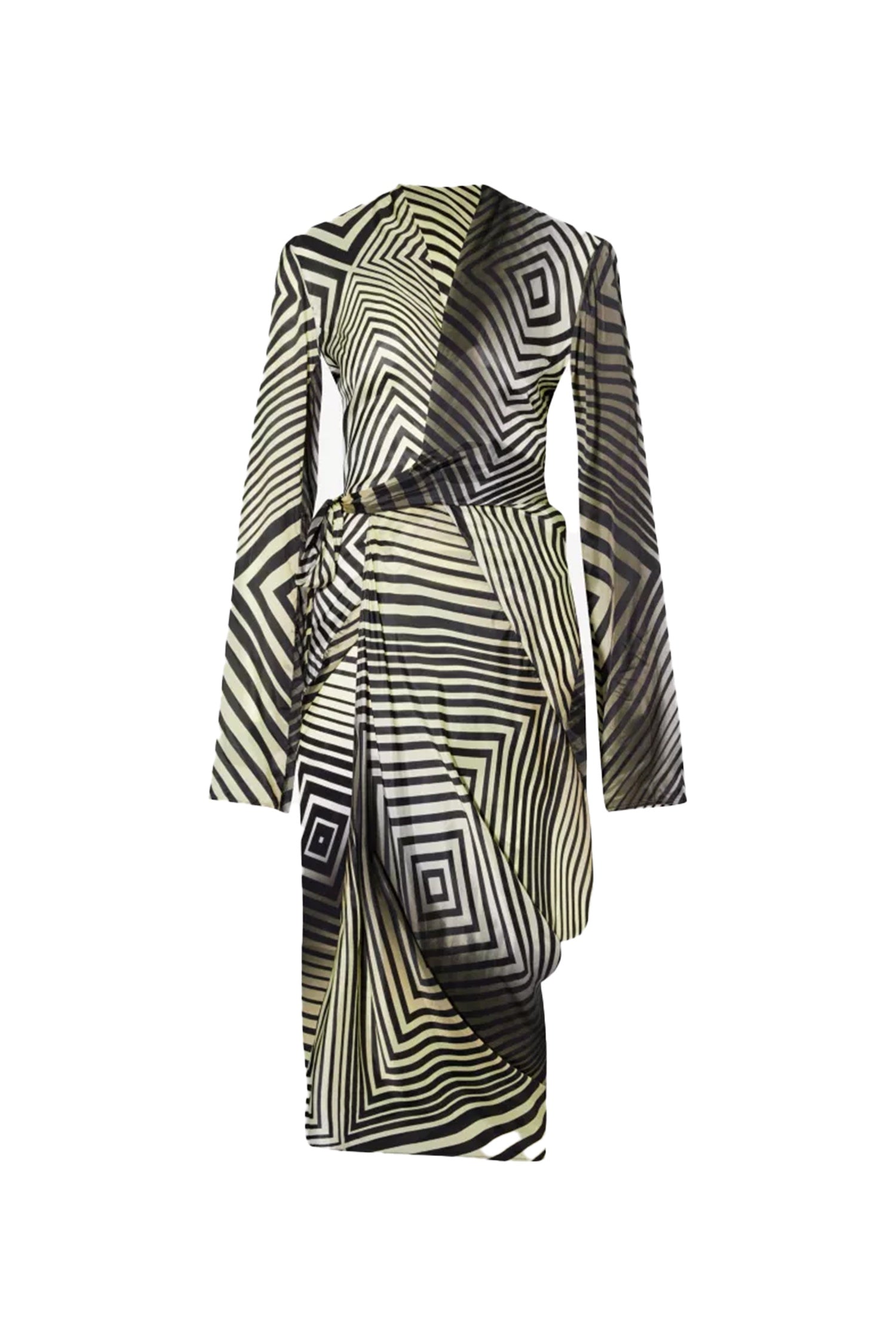 Rick owens wrap dress outlet